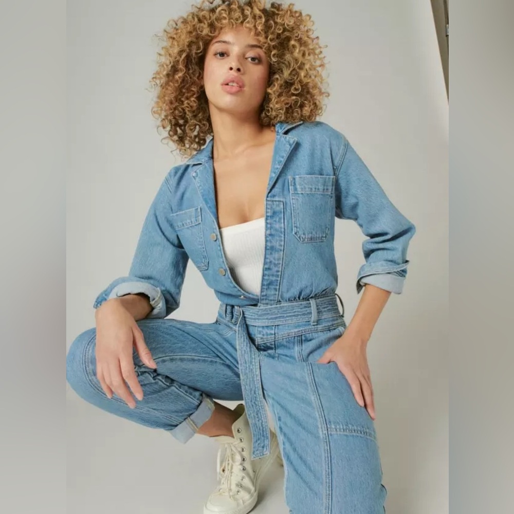 Lucky brand denim jumpsuit